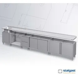 Шкаф под раковиной  H-810 mm
