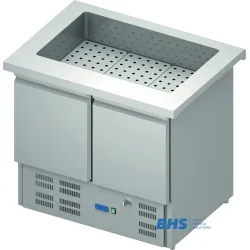 Холодный мармит 1000 мм с холодильником