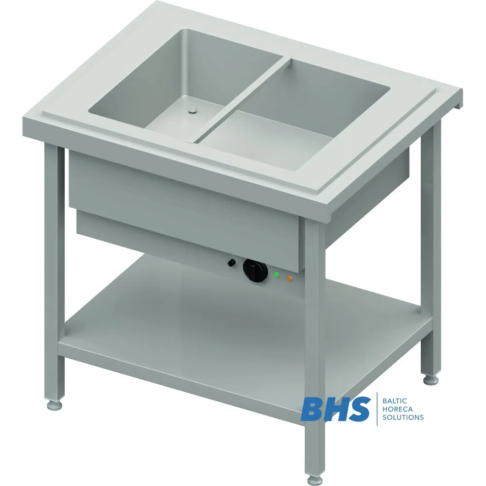 Горячий мармит 2xGN1/1 с общей камерой