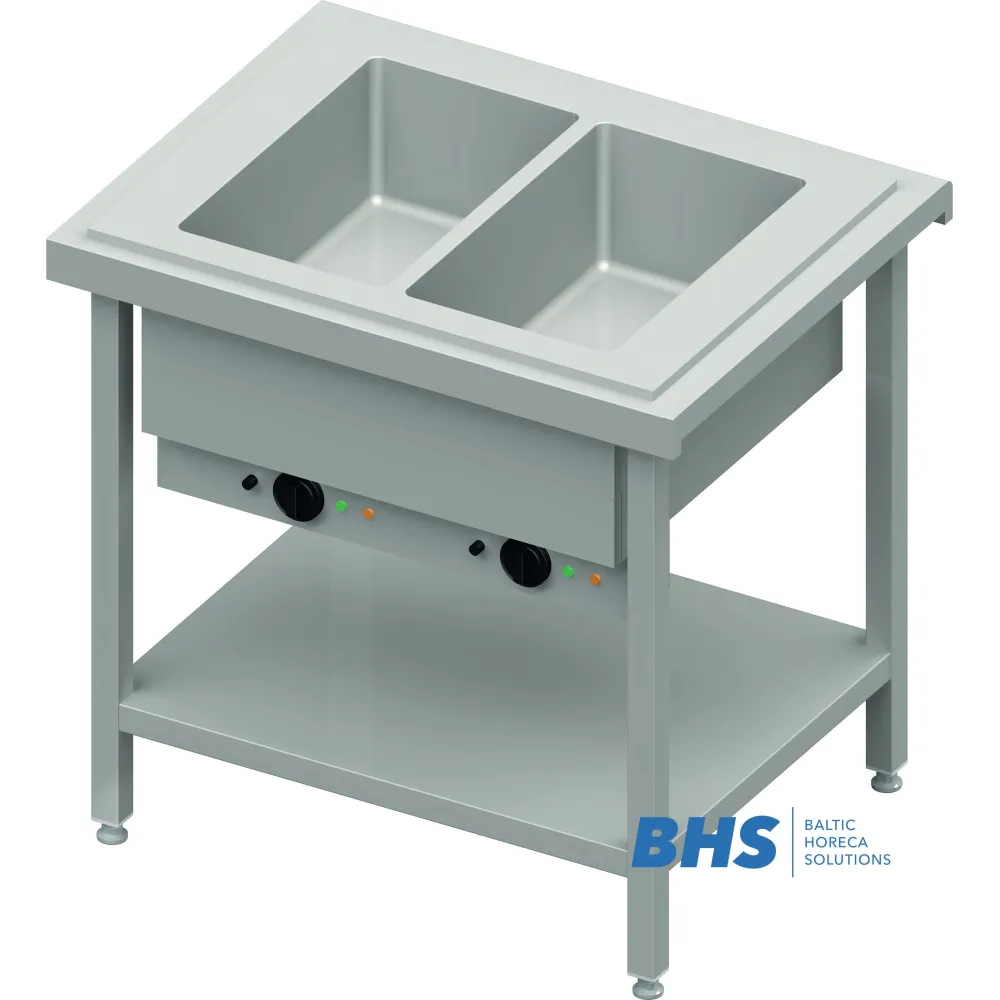 Горячий мармит 2xGN1/1 с разделителем