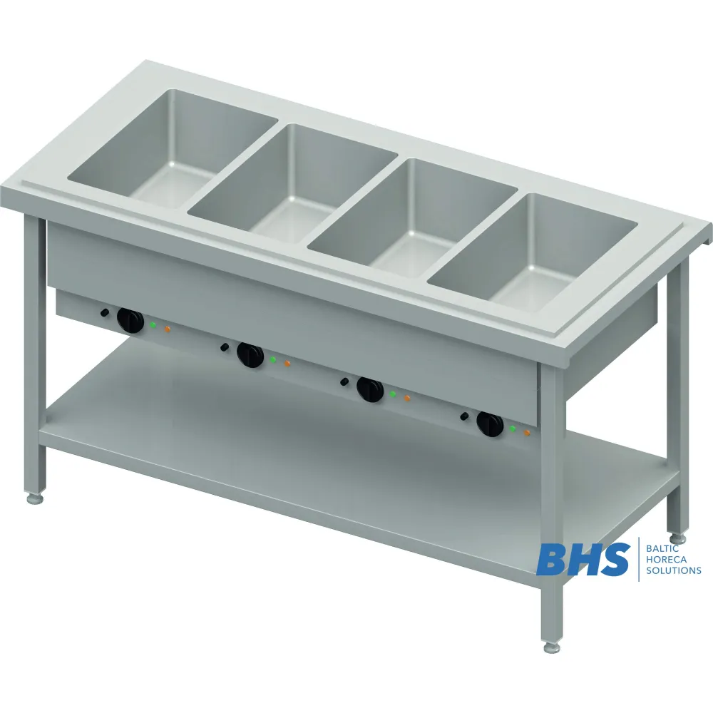 Горячий мармит 4xGN1/1 с разделителем