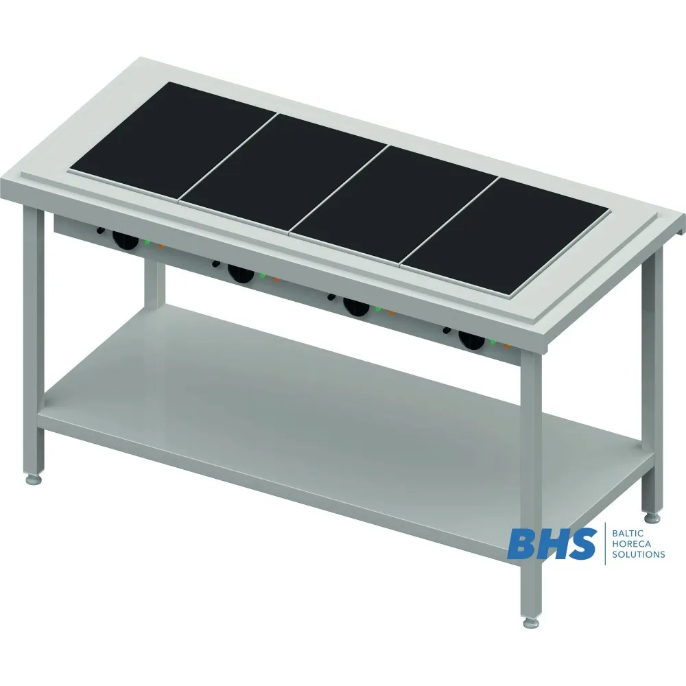 Горячая керамическая поверхность 4xGN1/1