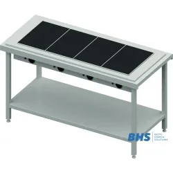 Горячая керамическая поверхность 4xGN1/1