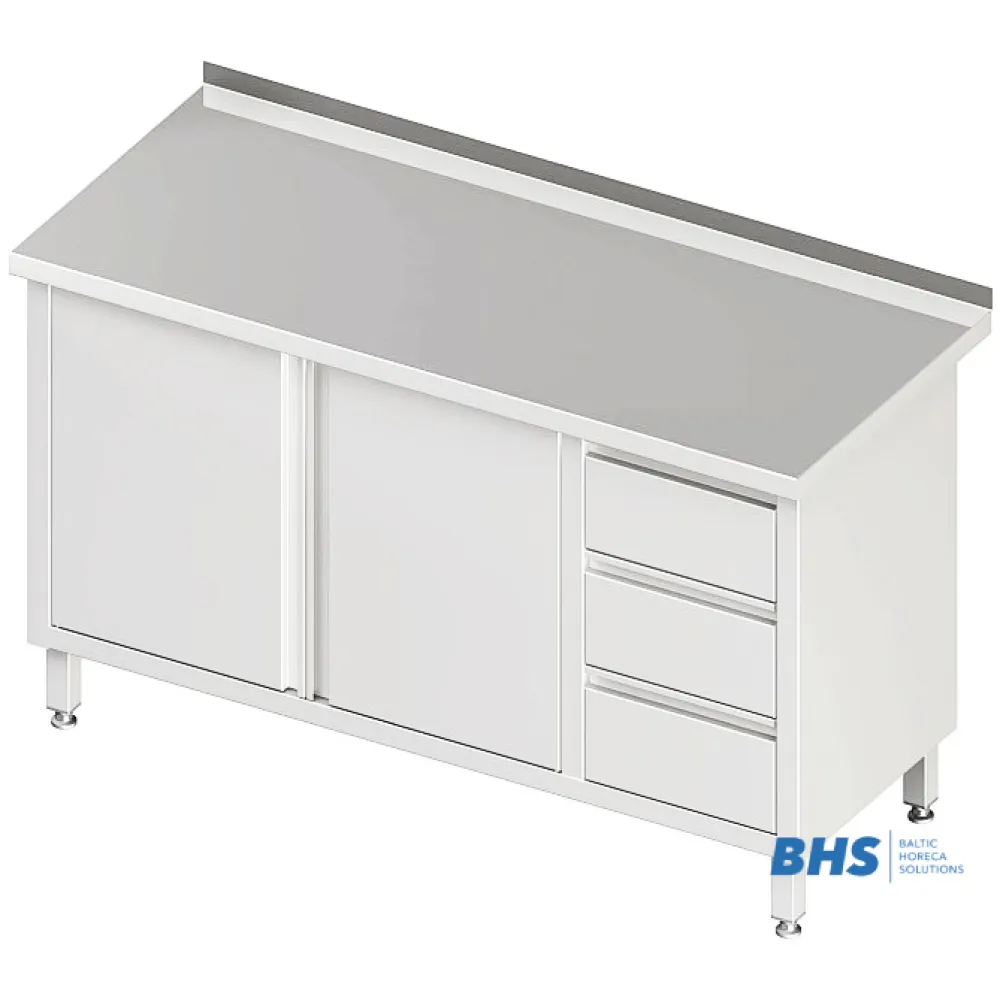 Стол с 3 ящиками и распашной дверью 1700 мм