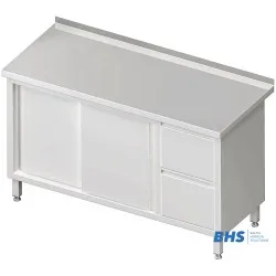 Стол с 2 ящиками и 2 раздвижными дверями 1200 мм