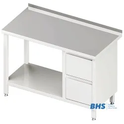 Стол с ящиками и полкой 800