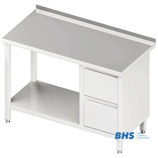 Рабочий стол с ящиками и полкой