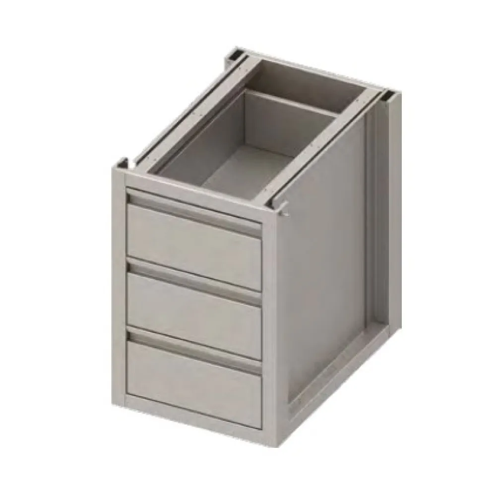 Шкаф  с 3 ящиками H-660 mm