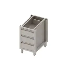 Шкаф  с 3 ящиками H-810 mm