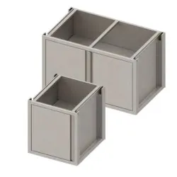 Шкаф с распашными дверцами H-660 mm