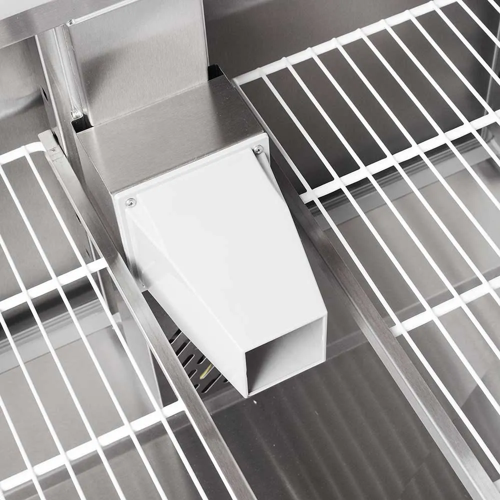 Стол холодильный с витриной 16 x GN 1/4