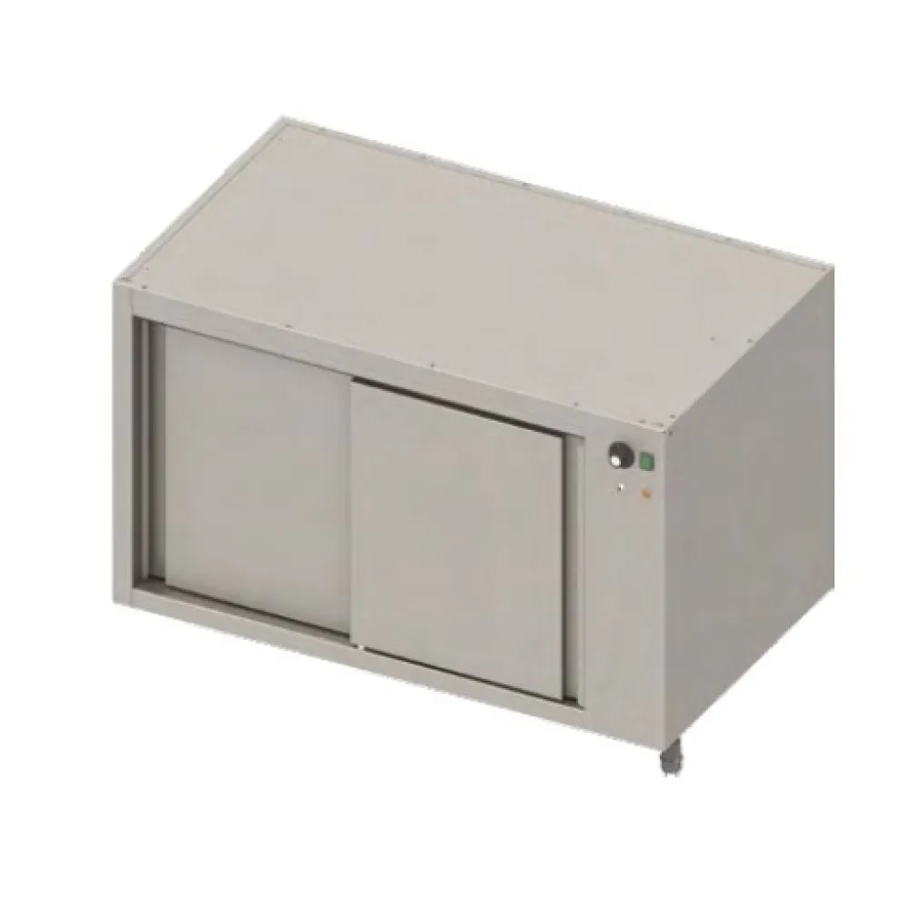 Стол с теплым шкафом с раздвижной дверью  H-660 mm