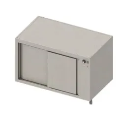 Стол с теплым шкафом с раздвижной дверью  H-660 mm