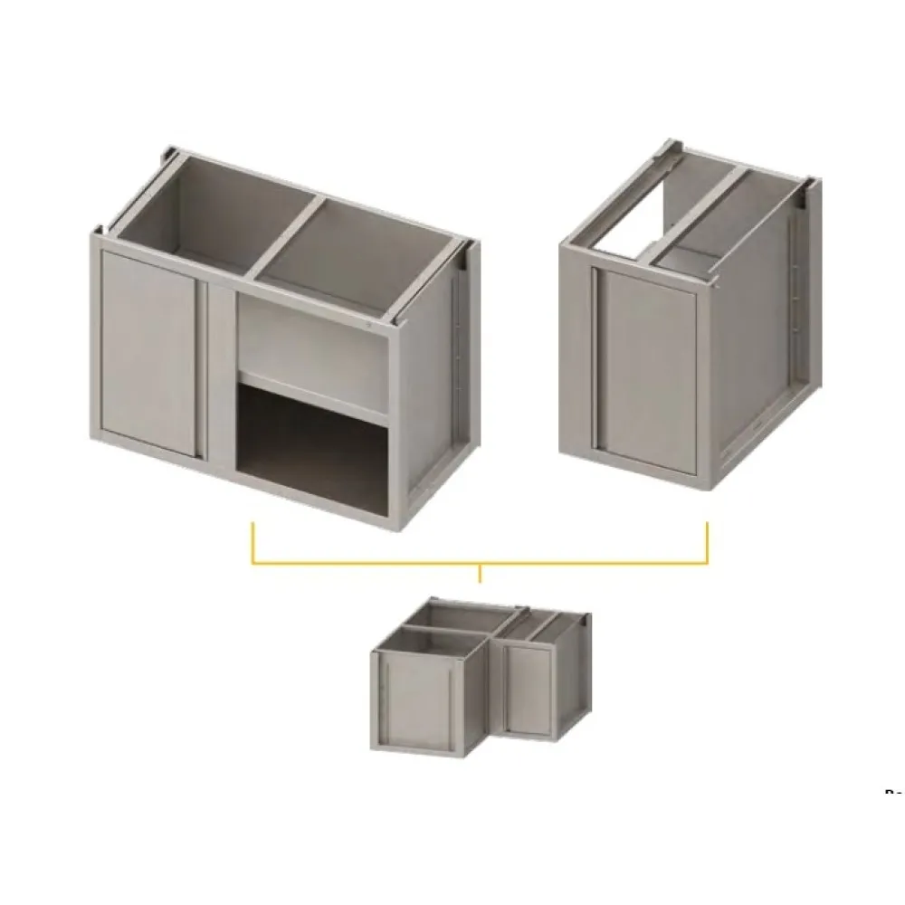 Угловой шкаф с дверьми H-660 mm