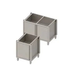 Шкаф с распашными дверцами H-810 mm