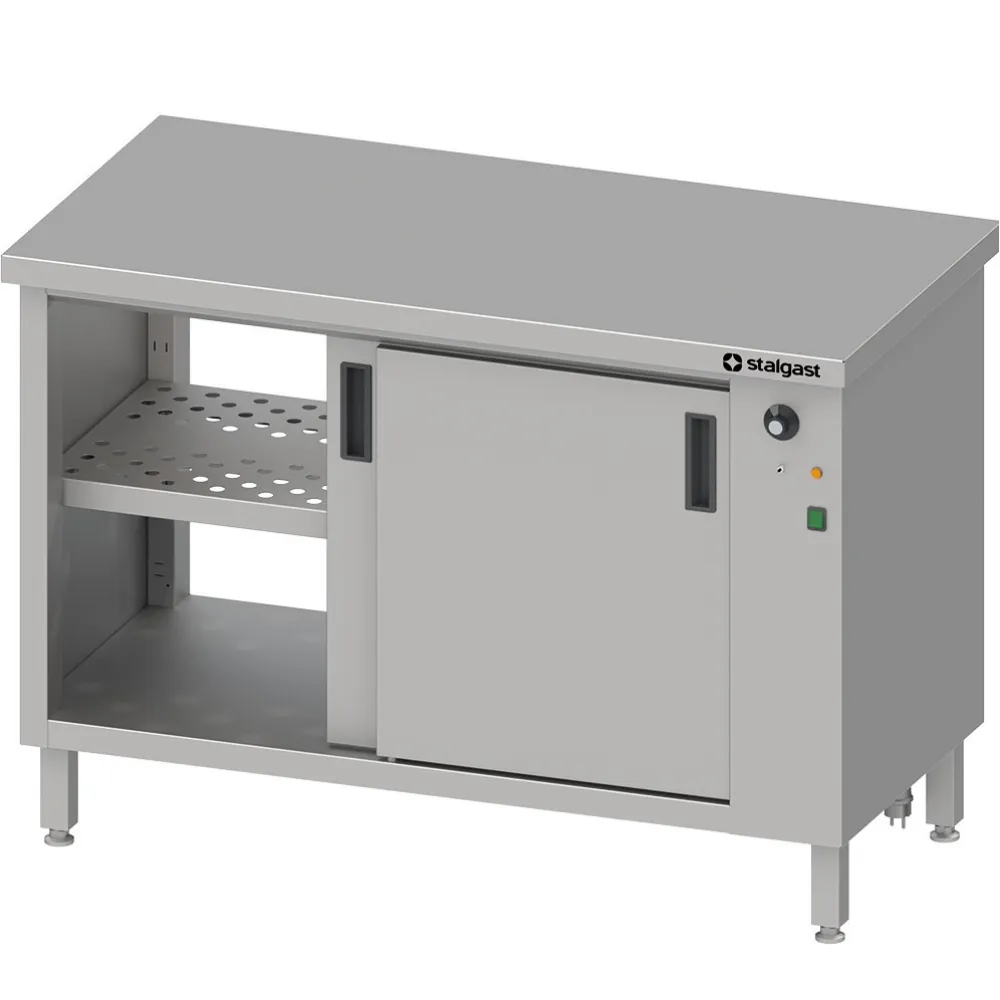 Стол с теплым шкафом с раздвижной дверью Pass-Through1400