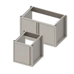 Шкаф под мойку с распашными дверцами  H-660 mm