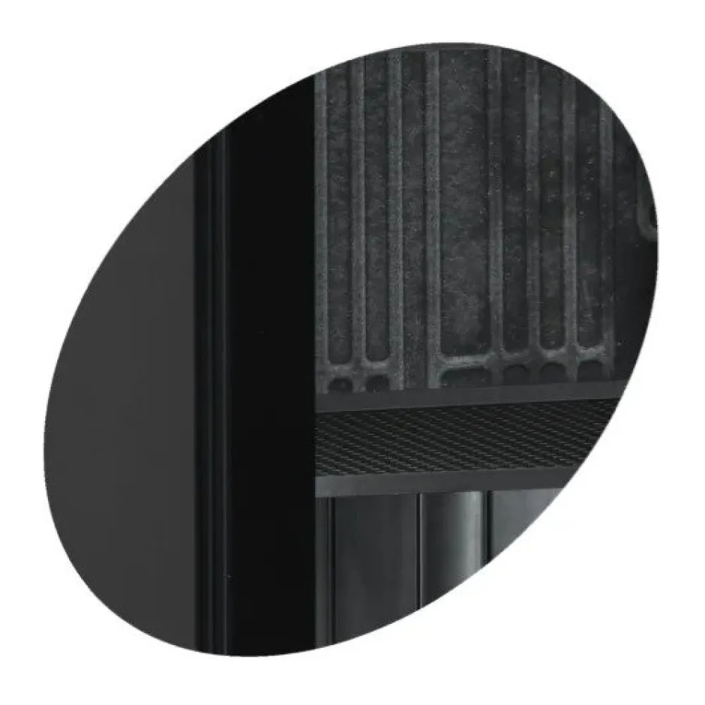 Холодильный шкаф черный SCU1425H FRAMELESS