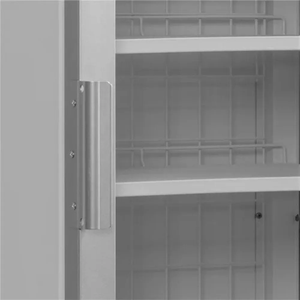 Морозильный шкаф со стеклом 440 л SILVER