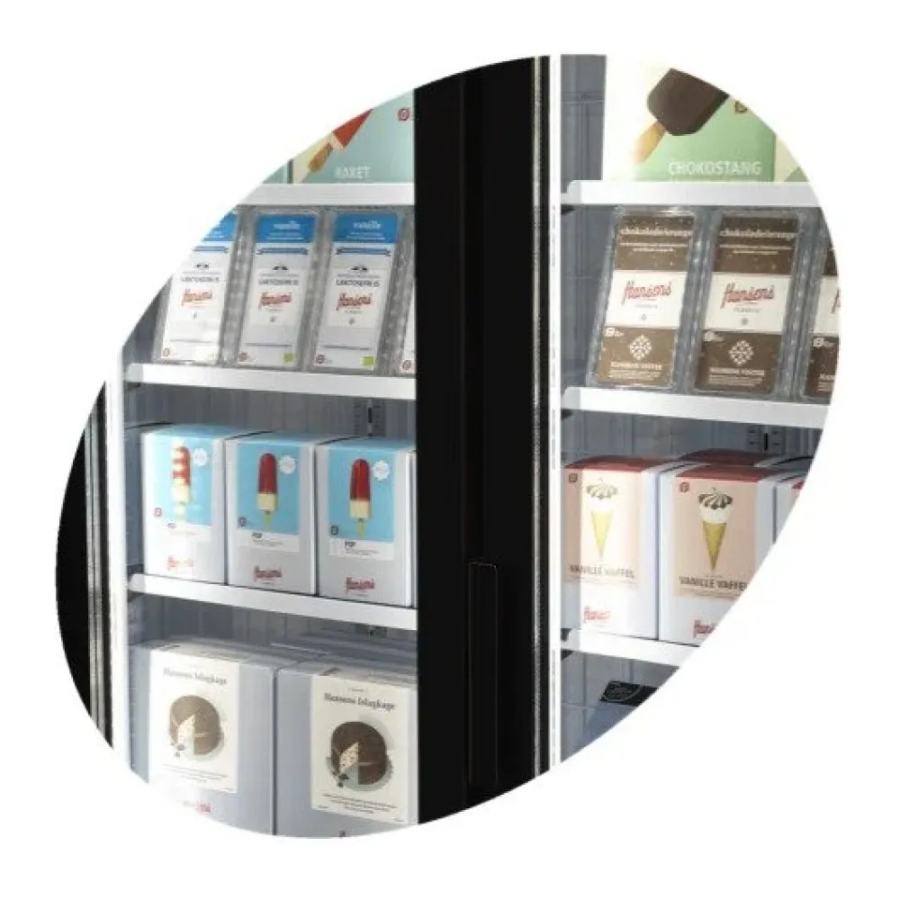 Морозильный шкаф со стеклом 891 л