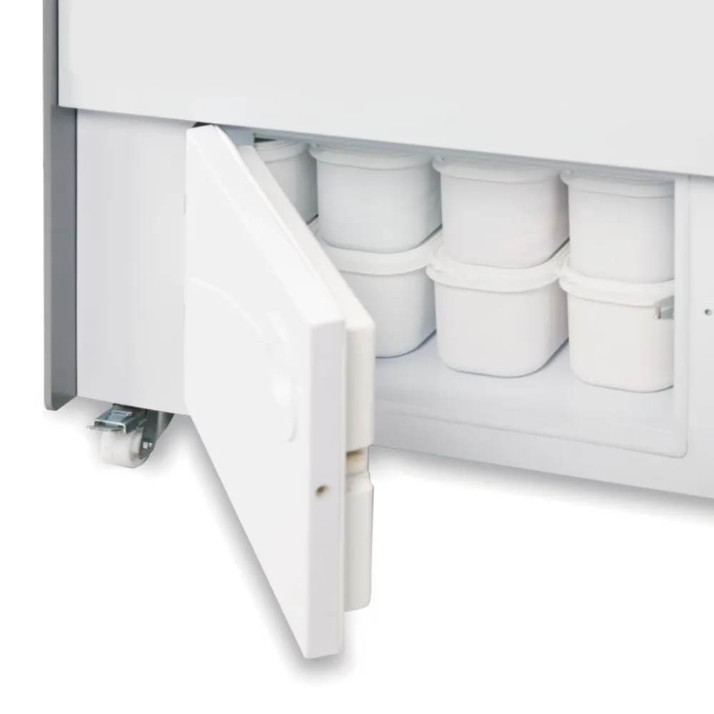 Морозильный ларь для мороженого с низким передним стеклом 255l