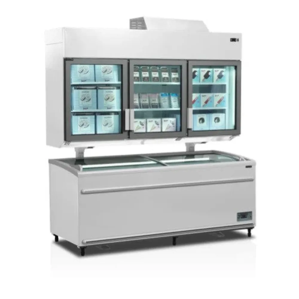 Пристенная витрина для магазина MTF210