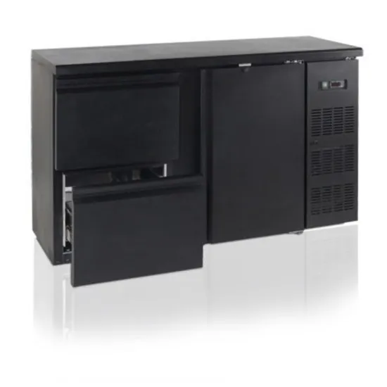 Барный холодильник с выдвижными ящиками