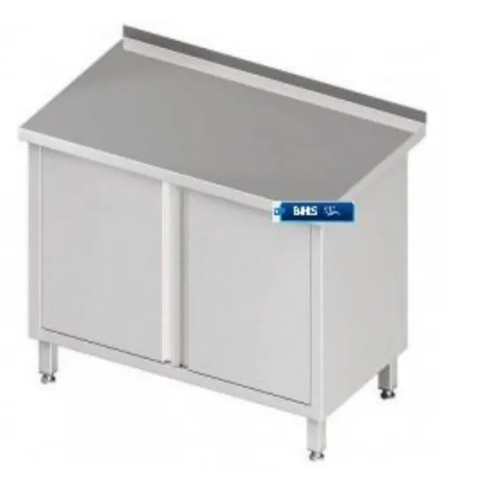 Металлические столы с открывающейся дверью