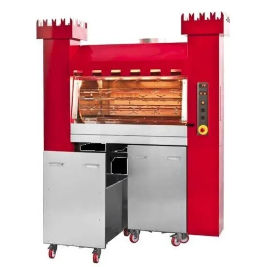 Дровяной гриль для курицы, овощей и рыбы