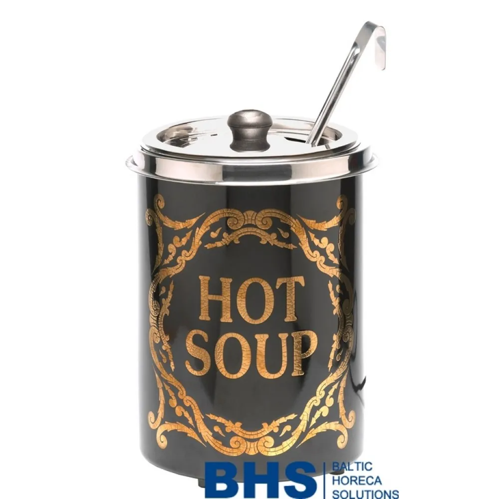 Суповой мармит Hot Soup, с золотым декором