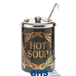Суповой мармит Hot Soup, с золотым декором
