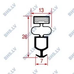 SNAP-IN GASKET L1045 LENGTH 2600 mm