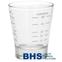 Стеклянный мерный стаканчик 15/60 мл