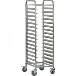 Тележка для подносов 600x400 мм