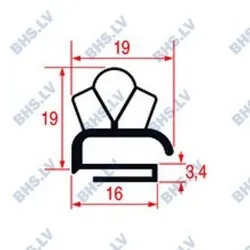 GASKET MIDDLE-EDGED L2013 LENGTH 2300 mm