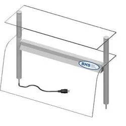Тепловое защитное стекло AP 1122 мм