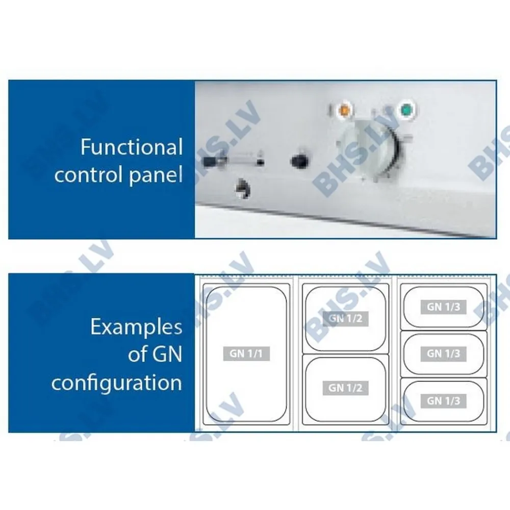 Горячий мармит 2 GN1/1