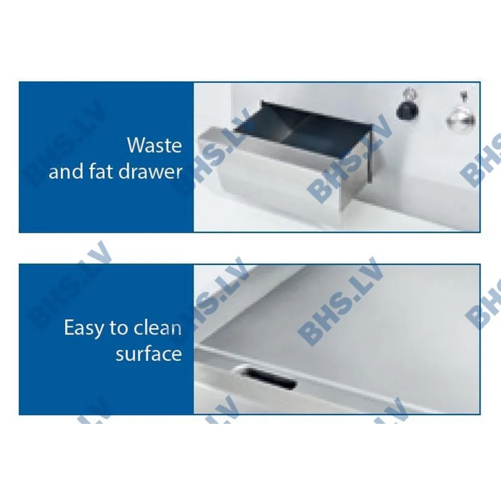 Газовый гриль гладкий PSR600G