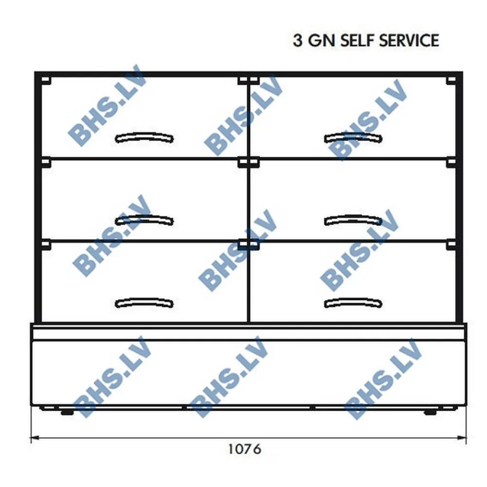 Холодная витрина ADDA COLD GN3