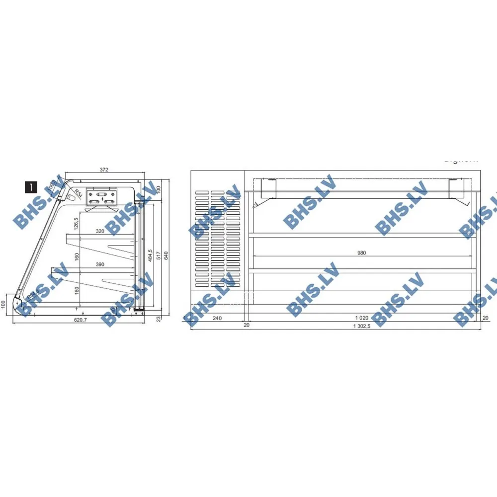 Холодная витрина Big Horn