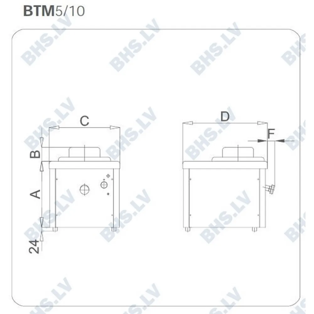 Батч-фризер для мороженого BTM5A