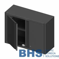 Настенный шкаф с с распашными дверцами 1300-4