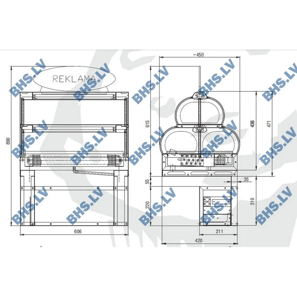 Холодная витрина COLD SPOT Inox