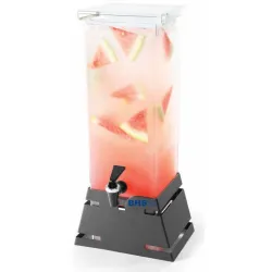 Диспенсер для напитков 7.5 л с черной матовой подставкой