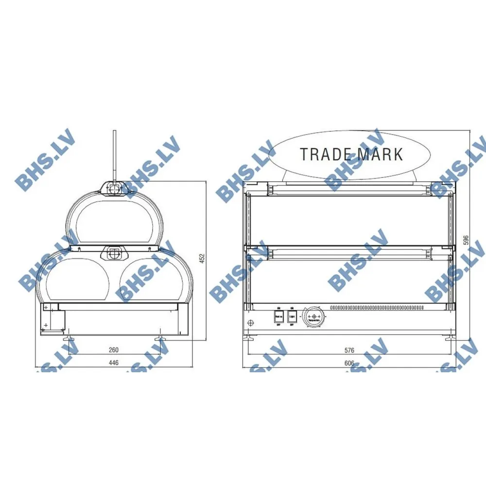 Горячая витрина HOT SPOT Inox