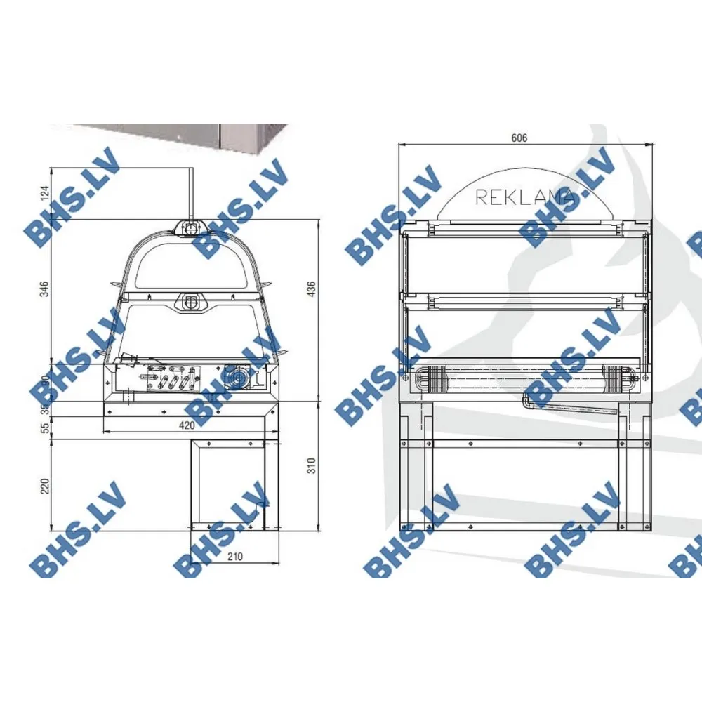 Холодная витрина Loire Cold Inox