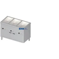 Marmīts neitrāls ar skapi 4 GN1/1