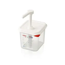 Диспенсер для соусов с насосом GN1/6