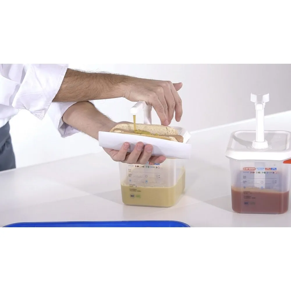 Диспенсер для соусов с насосом GN1/9