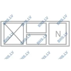 Низкий холодильный стол с нейтральным ящиком 1400 мм P125